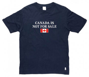 Lago Men’s Canada Not For Sale Navy T-shirt